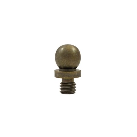 Deltana CHBT5 Ball Tip Cabinet Finial Antique Brass, 10PK CHBT5-XCP10